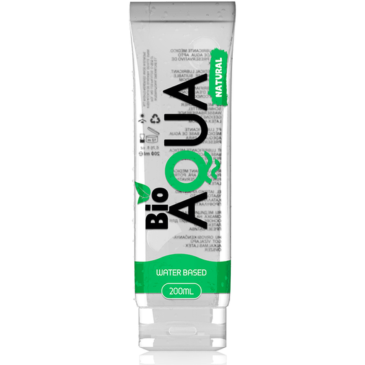 BIOAQUA - LUBRIFICANTE INGREDIENTI NATURALI A BASE ACQUA 200 ML