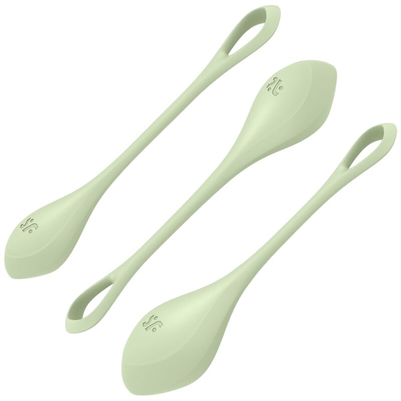 SATISFYER - SET DA ALLENAMENTO YONI POWER 2 VERDE