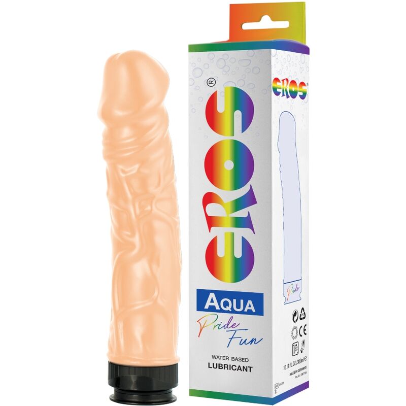 PRIDE - EROS AQUA LGBT PRIDE DILDO E LUBRIFICANTE A BASE D''ACQUA