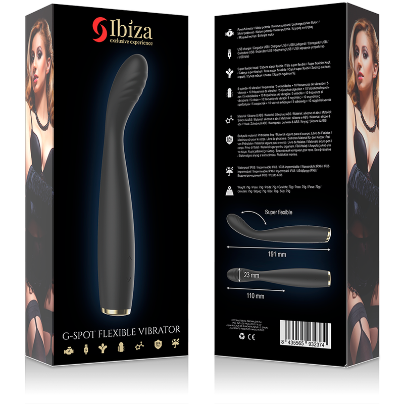 IBIZA - POTENTE VIBRATORE FLESSIBILE SPECIALE G SPOT