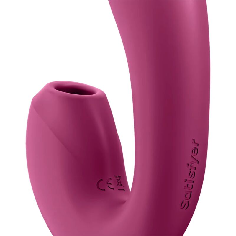 SATISFYER - APP STIMOLATORE E VIBRATORE SUNRAY ROSSO