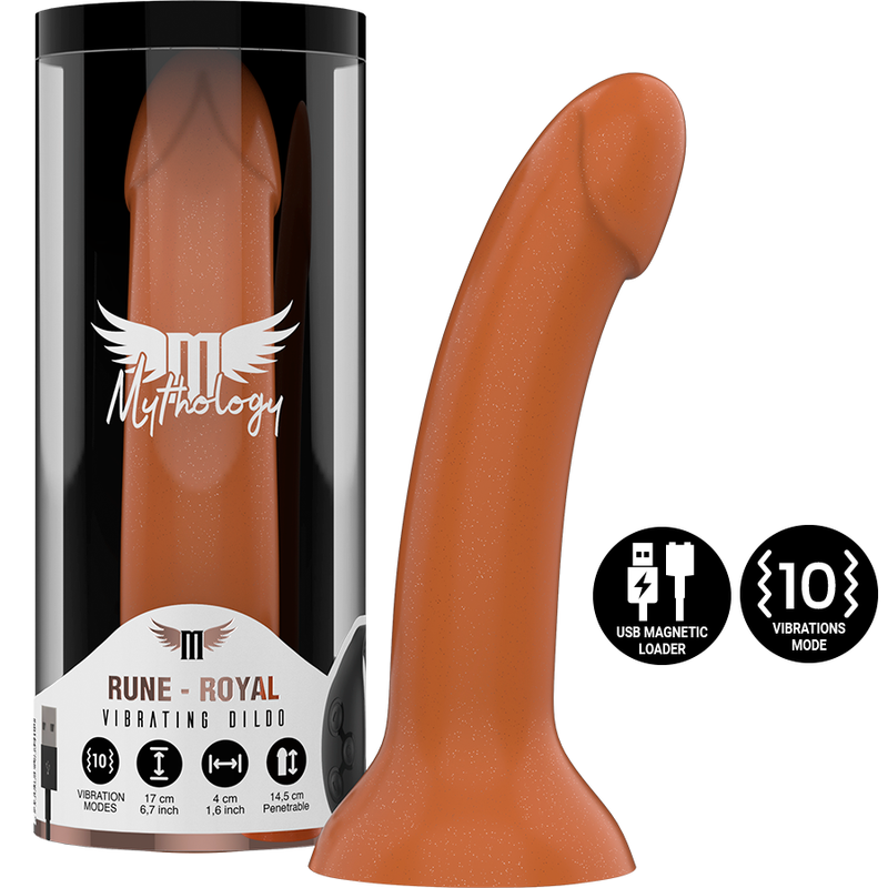 MYTHOLOGY - RUNE ROYAL DILDO M - VIBRATORE WATCHME TECNOLOGIA WIRELESS COMPATIBILE