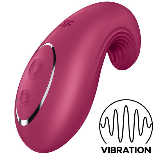 SATISFYER - VIBRATORE DA APPOGGIO DIPPING DELIGHT BLU