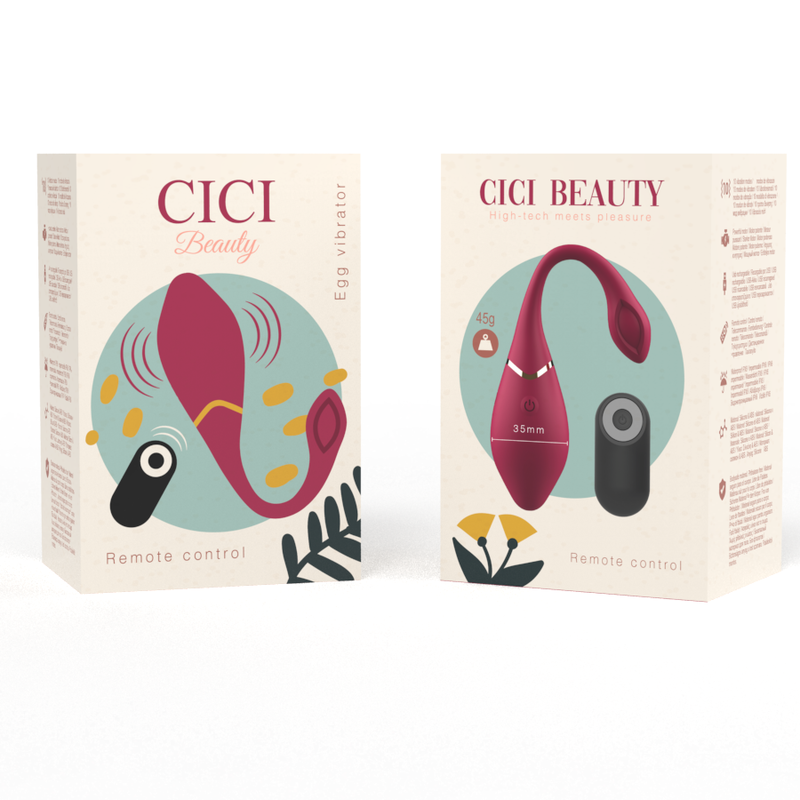 CICI BEAUTY - PREMIUM SILICONE UOVO VIBRATORE TELECOMANDO