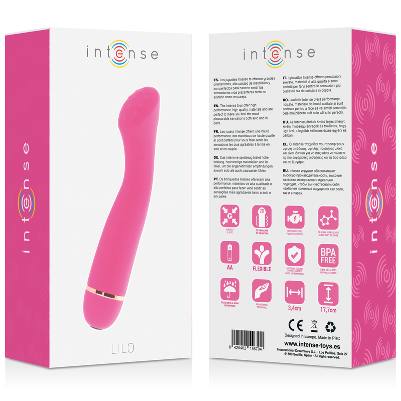 INTENSE - LILO 20 VELOCIT SILICONE ROSA