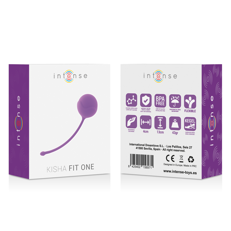 INTENSE - KISHA FIT ONE IN SILICONE KEGEL LILLA