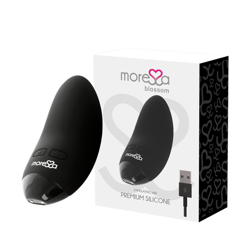 MORESSA - VIBRATORE BLOSSOM NERO