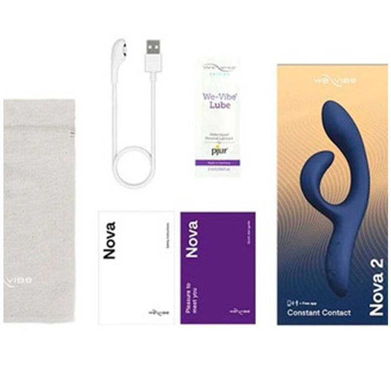 WE-VIBE - VIBRATORE NOVA 3 RABBIT BLU NOTTE