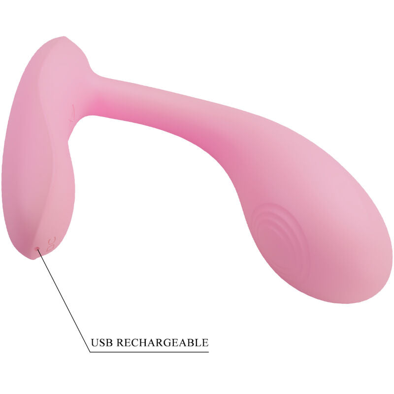 PRETTY LOVE - BAIRD G-SPOT 12 VIBRAZIONI RICARICABILE APP ROSA