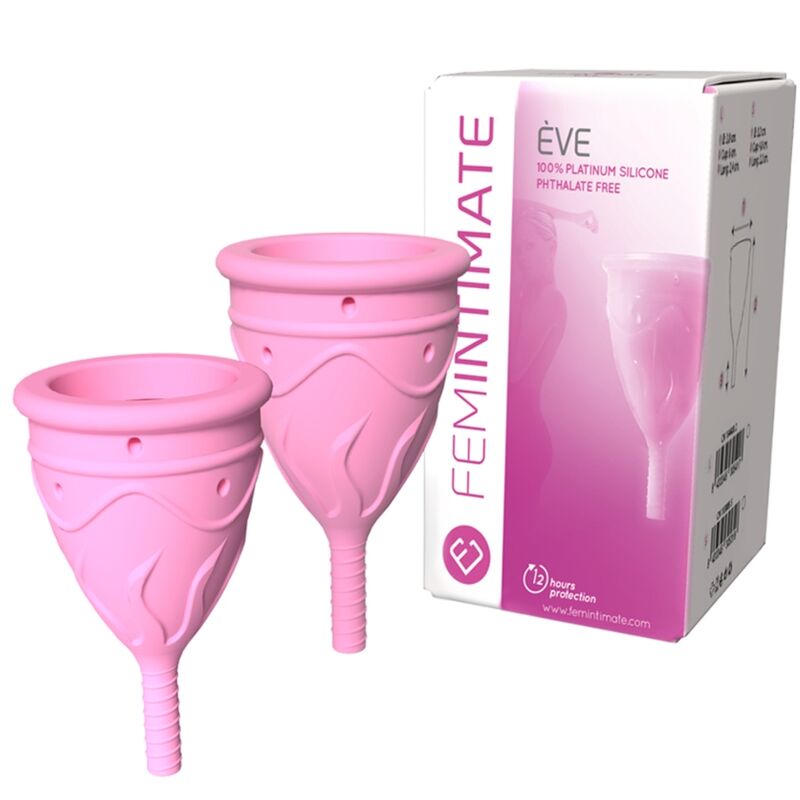 FEMINTIMATE - EVE COPPE MESTRUALI IN SILICONE - TAGLIA L