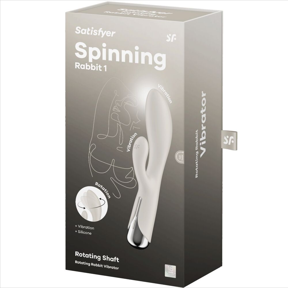 SATISFYER - SPINNING RABBIT 1 CLITORIDE E STIMOLAZIONE DEL PUNTO G ROSSO