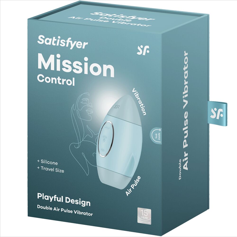 SATISFYER - MISSION CONTROL LILLA PICCOLO VIBRATORE A DOPPIO IMPULSO