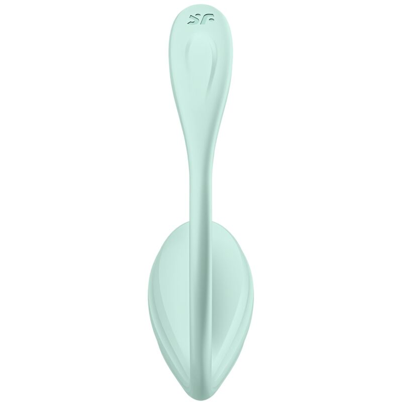 SATISFYER - STIMOLATORE PUNTO G PETALE LISCIO VERDE ACQUA APP GRATUITA