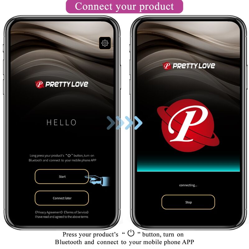 PRETTY LOVE - HECTOR VIBRATORE ELETTROSHOCK APP GRATUITA VIOLA