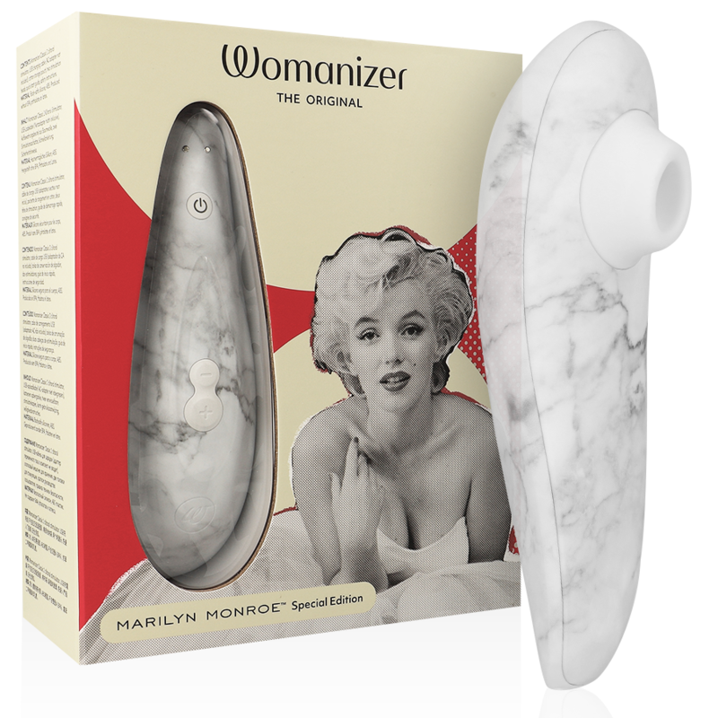 WOMANIZER - MARILYN MONROE CLASSIC 2 STIMOLATORE DEL CLITORIDE MARMO BIANCO