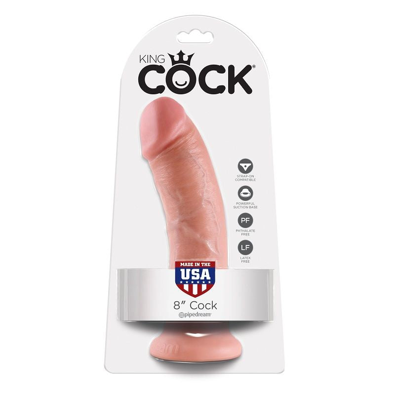 KING COCK - 8 DILDO FLESH 20.3 CM