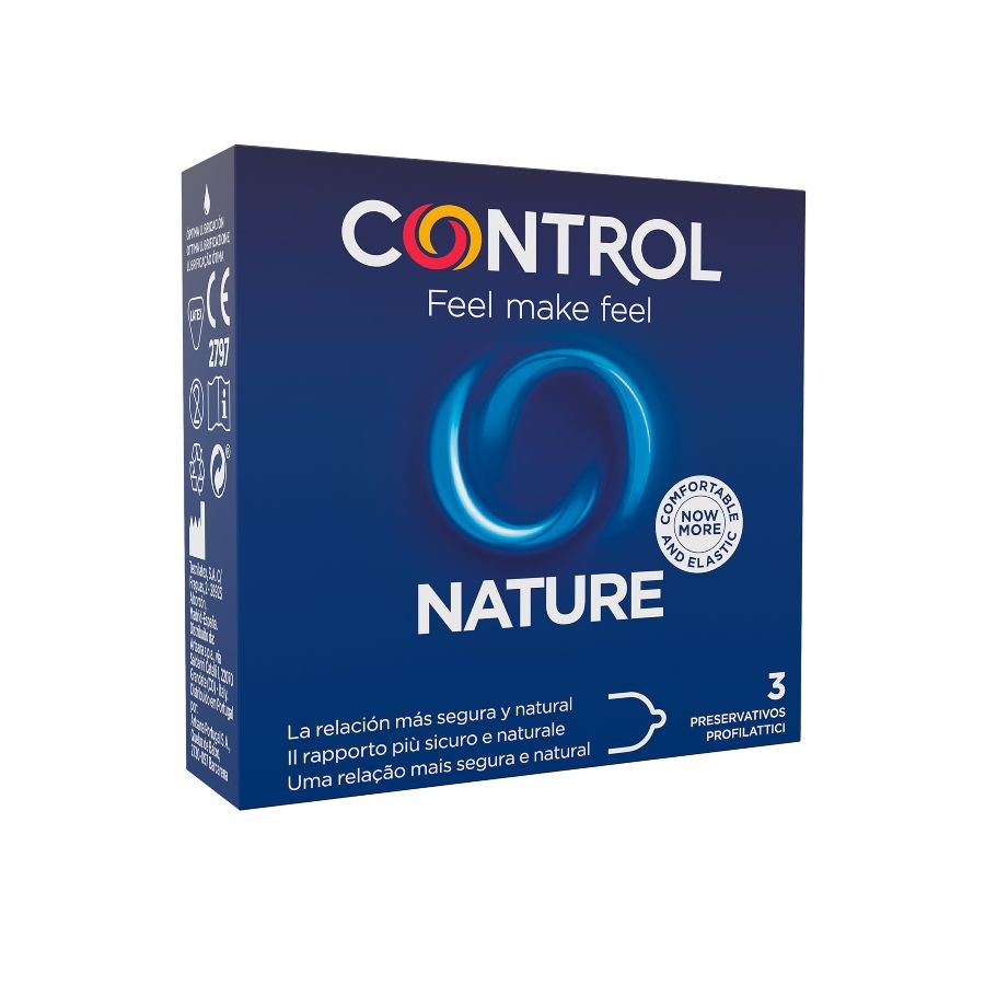 CONTROL - PRESERVATIVI ADAPTA NATURE 3 UNITÀ