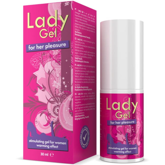 INTIMATELINE - LADY GEL PER GER PLEASURE GEL STIMOLANTE CON EFFETTO CALORE ELLA 30 ML