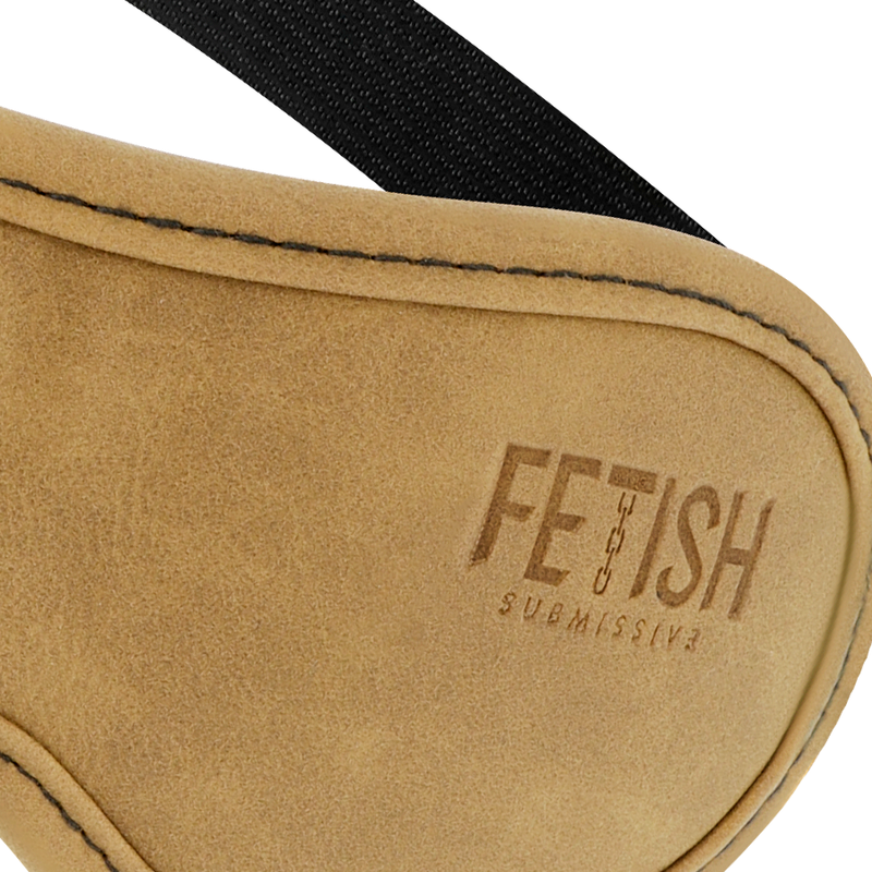 FETISH SUBMISSIVE ORIGEN - MASCHERA VEGANA IN PELLE CON FODERA IN NEOPRENE