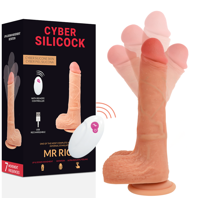 CYBER SILICOCK - TELECOMANDO REALISTICO MR RICK 20.9 CM -O- 4 CM