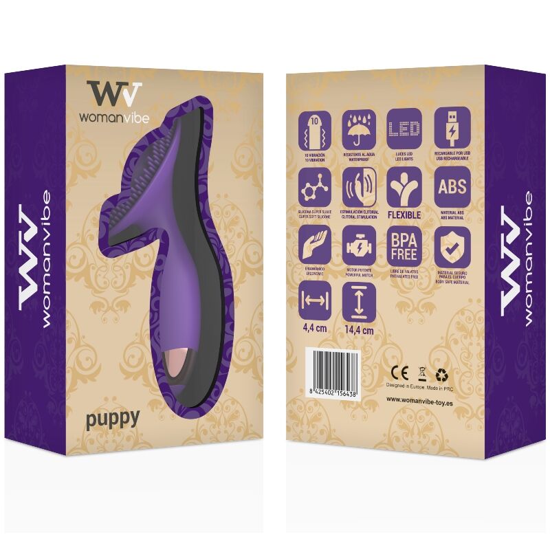 WOMANVIBE - STIMOLATORE PER CUCCIOLI IN SILICONE RICARICABILE