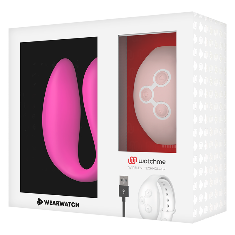 WEARWATCH - VIBRATORE WATCHME DOPPIA TECNOLOGIA FUCSIA / ROSA